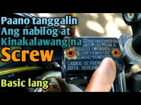 Video: Paano I-unscrew Ang Isang Napunit Na Self-tapping Screw? Na May Isang Natastas Na Krus At Isang Sumbrero, Mga Gilid At Isang Ulo