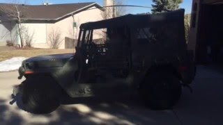 Uncut 1972 Ford M-151A2 MUTT Jeep Truck Driving 2