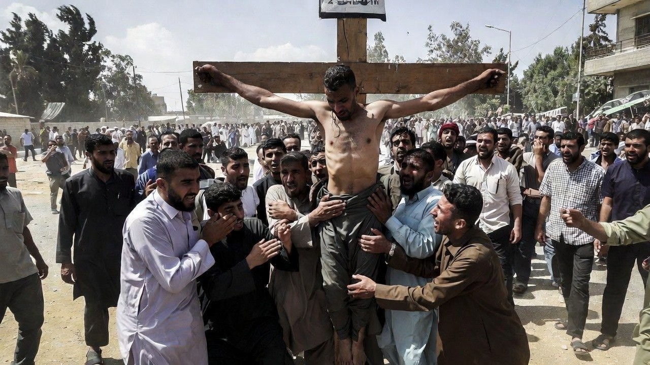 CRUCIFICARON a un pastor en Siria delante  de su FAMILIA...Pero DIOS les mostró el MILAGRO.