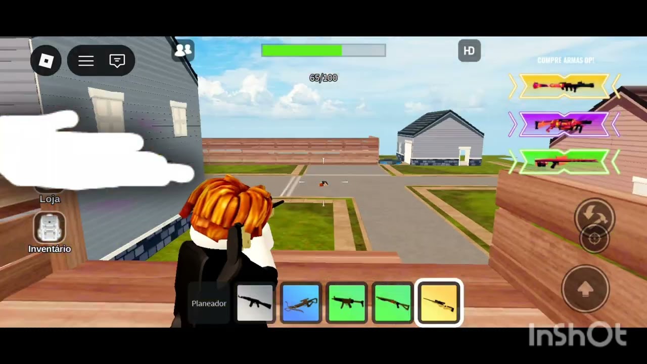 Highlight no fortnite do Roblox com o 