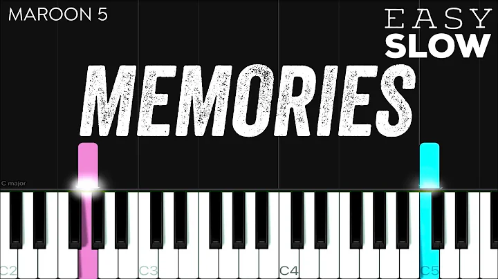 Maroon 5 - Memories | EASY SLOW Piano Tutorial