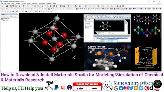 How to Download & Install Material Studio for Modeling/Simulation of Chemical & Materials Research