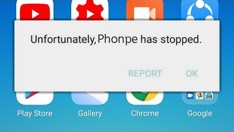 Phonepe Unfortunately App Has Stopped | Fix Phone Has Stopped Working