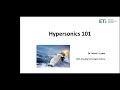 Hypersonics 101 on Emerging Tech Horizons with Dr. Mark Lewis