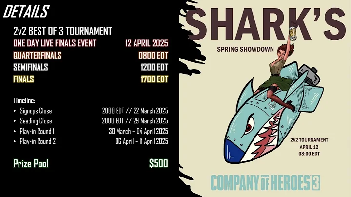SHARK'S SPRING SHOWDOWN - CoH3 2v2 Tournament Trailer