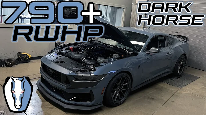 2024 Mustang Dark Horse 790 RWHP (Whipple Supercharger Dyno) Kooks Headers Manual 93 & Boostane