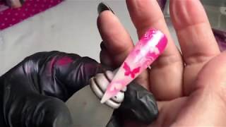 Airbrush nails - aerografia su unghie - tutorial nail art 