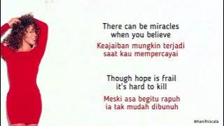 Mariah Carey - When You Believe | Lirik Terjemahan