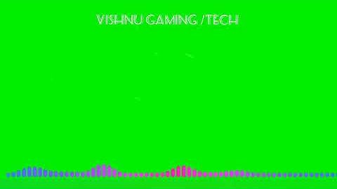 Audio Spectrum Visualizer Green Screen HD 2018(720P_HD)