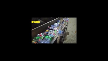 how to sort mixed packaging plastic?#shorts #msw #mrf #plasticrecycling #sorter