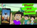 Phone and games  english moral stories  animated stories for kids  kids stories  short stories