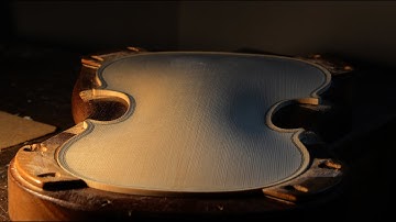 Violin top plate arching from start to finish