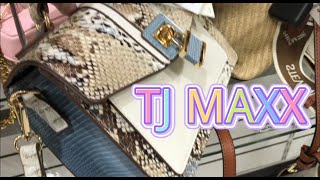 TJ MAXX! Dooney &amp; Bourke! Michael Kors! Kate Spade! Genuine Leather Bags! Shop With Me!