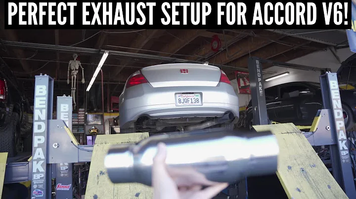 INSTALLING VIBRANT RESONATOR FOR PERFECT EXHAUST SOUND! 2008 Honda Accord V6 Exhaust Setup