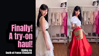 How to style a linen skirt and my other South of France treasures - try on haul
