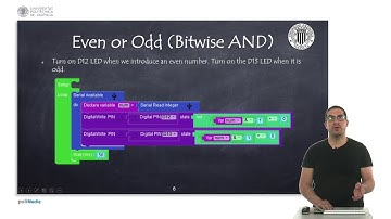 26/74 IoT MOOC Part I: Programming Example. Even or Odd (Bitwise AND)