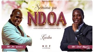 LIVE :YAJUE MAMBO MUHIMU YANAYODUMISHA NDOA 'PASTOR MGOGO