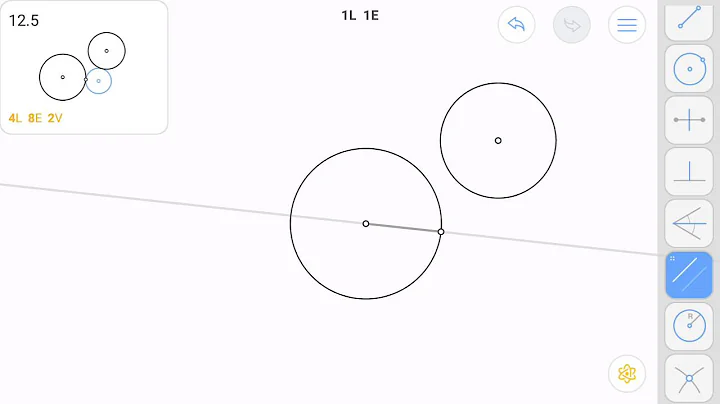 Euclidea 12.5 (Mu 5) Solution walkthrough