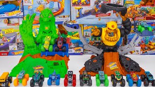 Hot Wheels Collection Unboxing Review ASMR | MEGA-Wrex vs Crushzilla Takedown | Gunkster Ooze Battle
