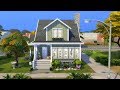 The Sims 4: Speed Build // CUTE SMALL FAMILY HOME // NO CC
