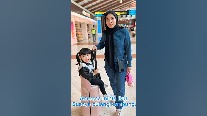 Ameena minta ikut Susnya pulang kampung #amewna #attahalilintar #aurelhermansyah