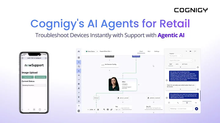 AI Agents for Retail & Consumer Goods: Real-Time Tech Support with Agentic AI | Cognigy Demo