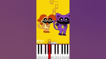 Catnap Bling-Bang-Bang-Born (@ds.toon92) Poppy Playtime Chapter 3 - Octave Piano Tutorial