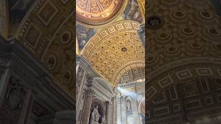 St. Peter’s Basilica so impressive! #basilica #stpetersbasilica #vatican #vatikan