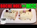 Bûche de Noël monsieur cuisine connect framboises et chocolat blanc thermomix intermarché