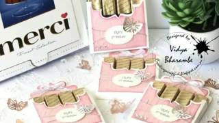 HANDMADE CHOCOLATE BOX | MERCI TREAT BOX HOLDER  | Handmade return gift favor box