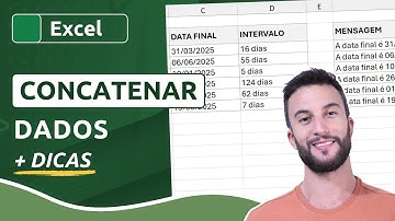 Como CONCATENAR (juntar) dados no EXCEL (4 exemplos)