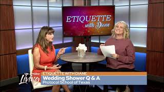 Your Shower Etiquette Questions Answered | Etiquette Expert Diane Gottsman on San Antonio Living