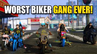 THE WORST BIKER GANG EVER! | GTA 5 THUG LIFE #404