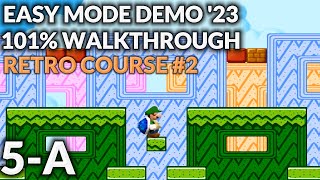 Course 5-A [Retro #2, Kirbys Adventure][NSMB3 v4.0 EasyMode - Demo][101%]