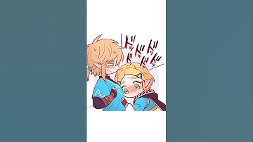Zelda tries squishing Link