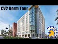 San jose state university  cv2 dorm tour  sjsu triple room