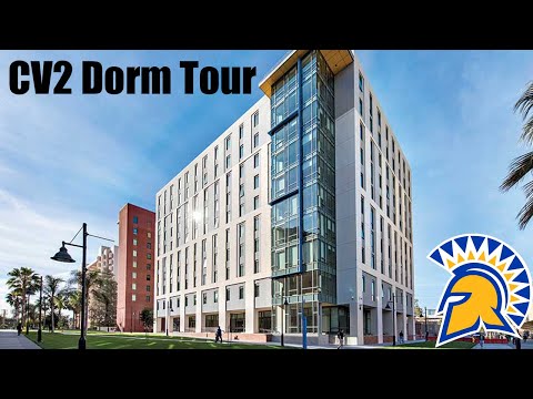 San Jose State University | CV2 Dorm Tour | SJSU Triple Room