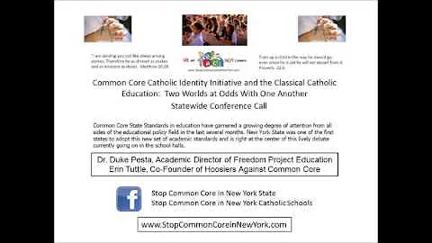 Common Core Catholic Identity Initiative...Con... ...