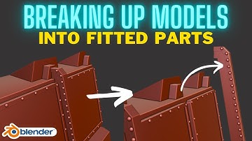 Breaking up models into fitted parts for 3D printing - The Edge Split Tool