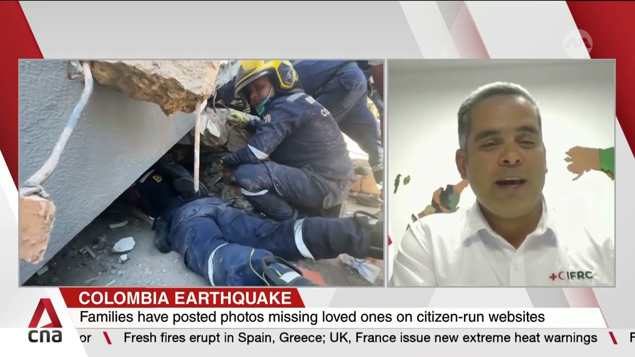 Colombia earthquake: Damaged roads, communications complicating relief efforts, says IFRC official