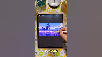 #ProcreateTips: How to Use the Clone Tool for Quick Backgrounds | #ProcreateTutorial #ProcreateiPad
