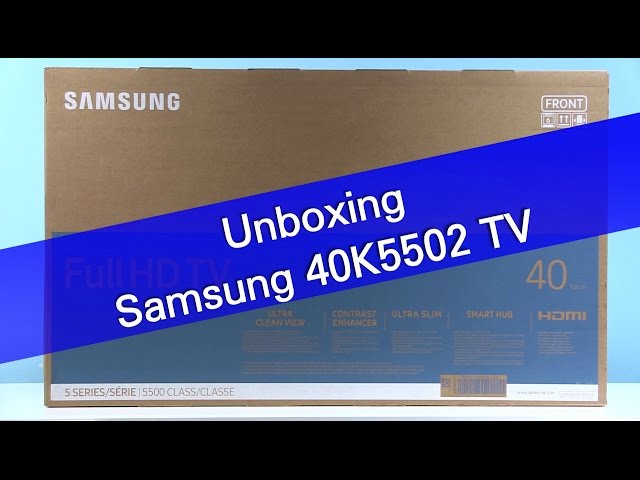 Unboxing Samsung Smart TV F5500 de 40 - Primeras impresiones