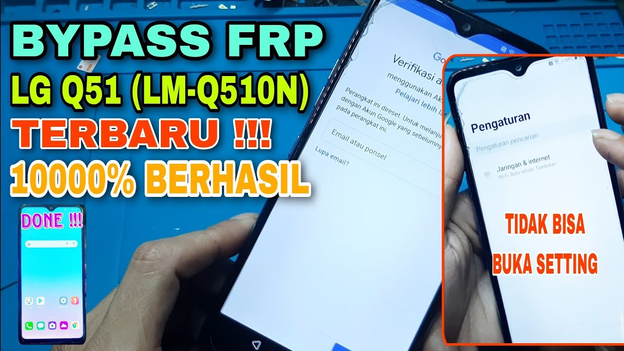 LG Q51 LM-Q510N FRP BYPASS NEW SECURITY VIA PANDORA BOX