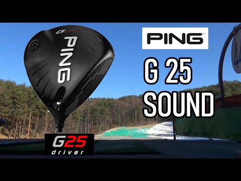 PING G25 driver Hitting Sound - YouTube