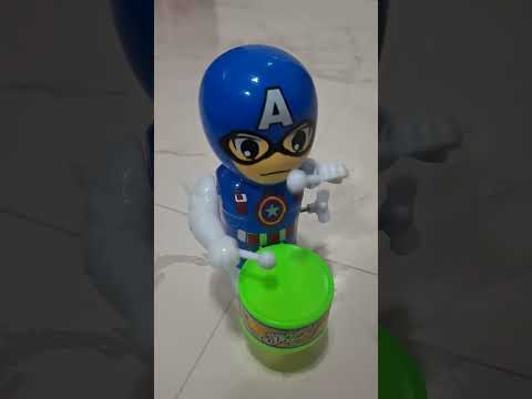AMAZING CAPTAIN AMERICA THE DRUMMER | CAPTAIN AMERICA | MARVEL COMICS | ASMR | SHORTS | @FaizyNhidz