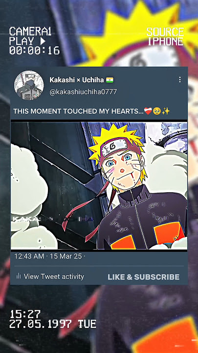 NARUTO ☺️ & JIRAIYA SENSEI 🥹 'BOND' ❤️‍🩹🤌🏻