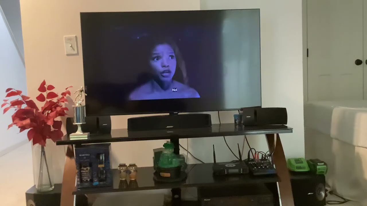 The Little Mermaid (2023) - Destruction Of The Grotto (Audio Description)