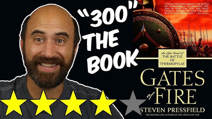 Livro gates of fire de steven pressfield (inglês)