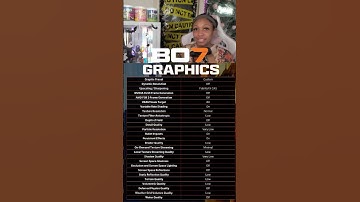 BO7 Graphics settings for MAX FPS!  #callofduty #bo7 #warzone #beta #settings #bo7beta #ayemari