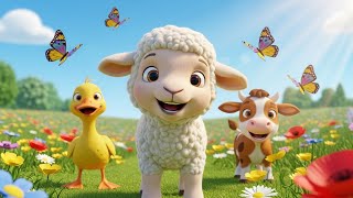 Little Lamb Soft And Fluffy Rhyme   Fun Baby   Nursery Rhymes For Kids  Lamb Song Kids